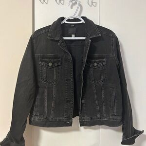 American Eagle Black Denim Jacket